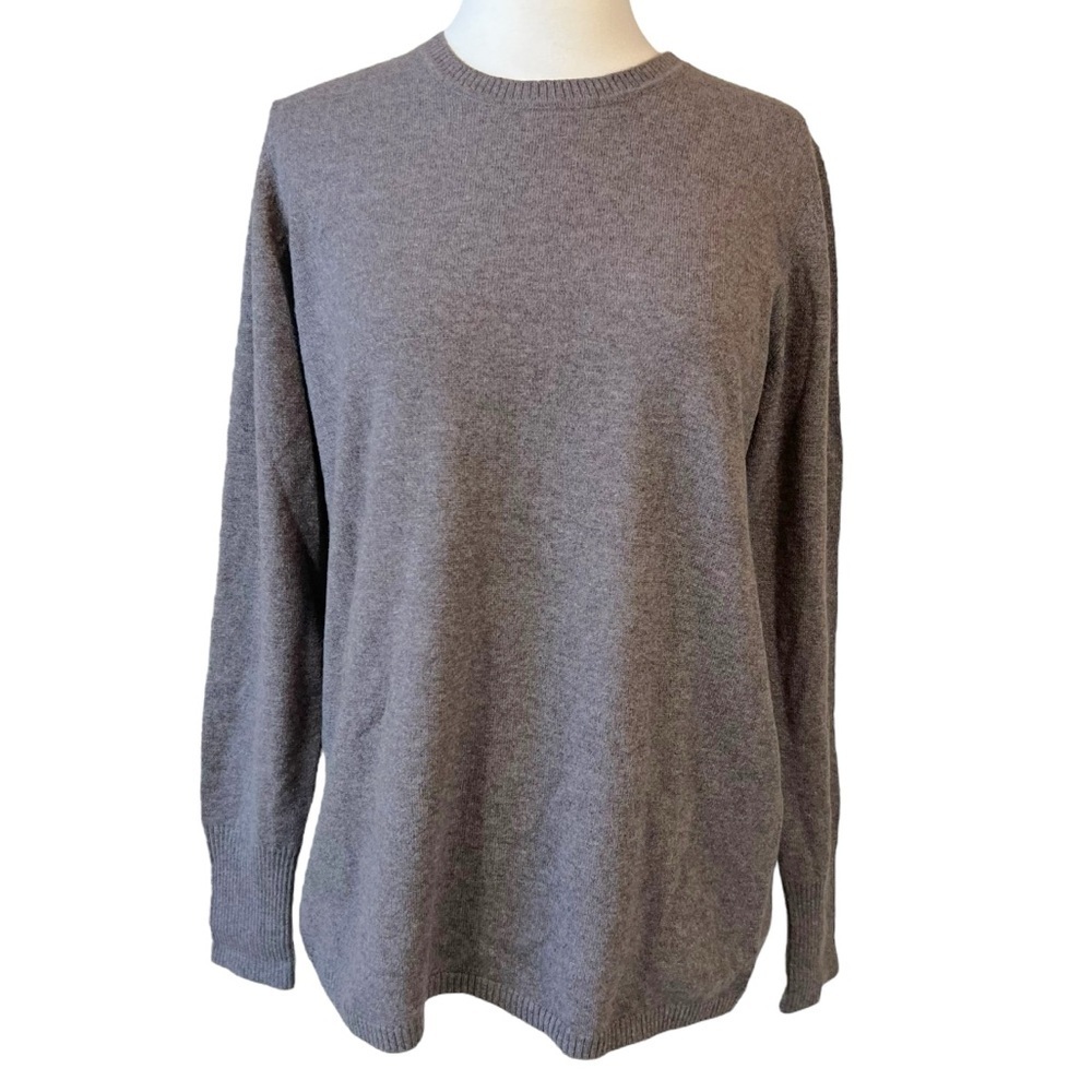 Malo Taupe Brown Cashmere Sweater
